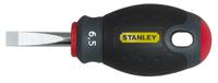 0-65-404 Stanley Slotted Stubby Screwdriver, 6.5 mm Tip, 30 mm Blade