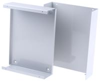 232-002 RS PRO Grey Cold Rolled Steel Instrument Case, 310 x 230 x 80mm