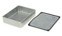 1590wbb Hammond 1590 Series Natural Die Cast Aluminium Enclosure, IP65, Natural Lid, 119.5 x 94 x 34mm