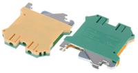 878-7562 RS PRO 2-Way DIN Rail Earth Block, 0.2 to 2.5mm², 26 → 12 AWG Wire, Screw
