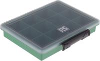 515-568 RS PRO 12 Cell Green PP Compartment Box, 32mm x 175mm x 143mm