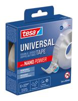 55810-00000-00 Tesa 55810 Transparent Double Sided Tape, 0.002mm Thick, 5 kg/m, Acrylic Backing, 30mm x 3m