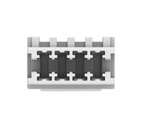 1-2391423-4 TE Connectivity 1-2391423 Series Receptacle Edge Connector, Board Mount, 4-Contacts, 2.5mm Pitch, 1-Row, Crimp