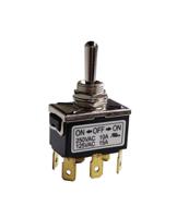 206-6985 RS PRO Toggle Switch, PCB Mount, On-Off-On, DPDT, Solder Terminal