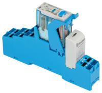 4cp290120050spa Finder 4C Series Interface Relay Module, DIN Rail Mount, 12V dc Coil, DPDT-2C/0, 2-Pole, 8A Load