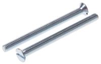 908-7419 RS PRO Slot M4 Countersunk Steel Machine Screws DIN 963 x 50.0mm