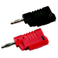 1350-e17 SAM Black Male Banana Connectors