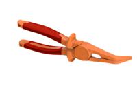 mc13ce-xl Penta MC13CE-XL Bent Nose Pliers, 235 mm Overall, Bent Tip, VDE/1000V