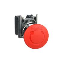 xb4bs8445 Schneider Electric Harmony XB4 Series Twist Release Emergency Stop Push Button, Panel Mount, 22mm Cutout, SPDT, IP66,