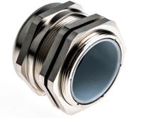 831-9034 RS PRO Metallic Nickel Plated Brass Cable Gland, M50 Thread, 31mm min., 38mm max., IP68