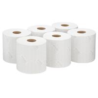 7261 WYPALL WypAll Rolled White Paper Towel, 550 Sheets