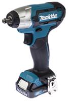 tw140dwae Makita 3/8 in 12V, 2Ah Cordless Impact Wrench, UK Plug