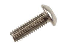 621-2805 RS PRO Plain Button Stainless Steel Tamper Proof Security Screw, M4 x 12mm