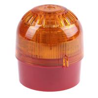 psc-0027 Klaxon Sonos Series Amber Sounder Beacon, 17 → 60 V dc, Wall Mount, 106dB at 1 Metre