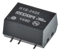 r1s-2405 Recom R1S DC-DC Converter, 5V dc/ 200mA Output, 21.6 → 26.4 V dc Input, 1W, Surface Mount, +100°C Max Temp -40°C