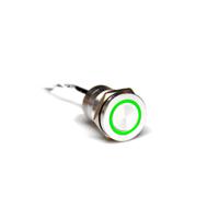 mc19mosrg Bulgin Capacitive Switch Momentary NO,Illuminated, IP68 Stainless Steel