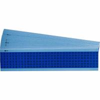 111823 Brady 111 Adhesive Cable Label, Black on Blue, Pre-printed "1-33", for Cable Labelling,