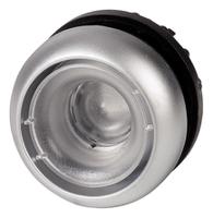 216954-m22-drl-x Eaton RMQ Titan M22 Series Silver Maintained Push Button, 22mm Cutout, IP67