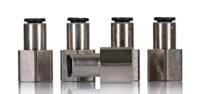 3114-06-13 Legris LF3000 Series Straight Threaded Adaptor, G 1/4 Female to Push In 6 mm, Threaded-to-Tube Connection Style
