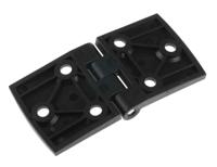 5413569 Pinet Polyamide Back Flap Hinge, Screw Fixing, 40mm x 80mm x 5.2mm