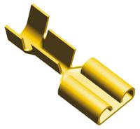 1-160304-0 TE Connectivity FASTON .250 Uninsulated Female Spade Connector, Receptacle, 6.35 x 0.81mm Tab Size, 1mm² to 2.5mm²