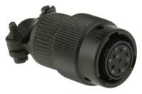 62gb-16f10-07sn Amphenol Limited, 62GB 7 Way Cable Mount MIL Spec Circular Connector PlugOlive, Socket Contacts,Shell Size 10, Bayonet