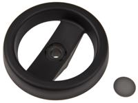 78511 Elesa Black Technopolymer Hand Wheel, 99mm diameter