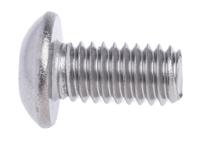 232-8170 RS PRO Stainless Steel Hex Socket Button Screw, ISO 7380, M4 x 8mm