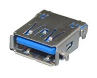 ub3a-9r-d6c-112hf JST Straight, PCB Mount, Socket- Single Port Type A 3.0 USB Connector