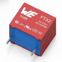 890334026007cs Wurth Elektronik WCAP-FTXX Film Capacitor, 310V ac, ±10%, 330nF, Through Hole