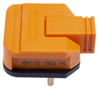 hdpt13o-01 Masterplug UK Mains Plug, 13A Orange, Cable Mount Thermoplastic, 250 V