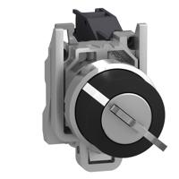 xb4bg41 Schneider Electric XB4 2 positions Metal Screw Key Switch 1NO, 0.55 (dc) A, 6 (ac) A 22mm IP66, IP67, IP69, IP69K 455