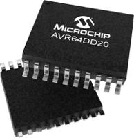 avr64dd20-iso Microchip AVR64DD20-I/SO, 8 bit AVR, AVR64DD20 Microcontroller, 24 MHz, 64kB FLASH, 20-Pin SOIC