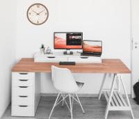 11362 Orium Cappucino Analog Wall Clock, 30cm Diameter