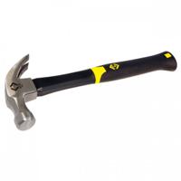 357003 CK Carbon Steel Claw Hammer with Fibreglass Handle, 454g