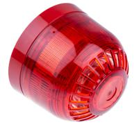 psc-0047 Klaxon Red Sounder Beacon, 17 → 60 V dc, IP21, 106dB at 1 Metre