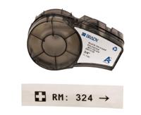 m21-750-430 Brady B-430 Black on Black on Transparent Label Printer Tape, 6.4 m Length, 19.05 mm Width
