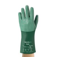 8354090 Ansell AlphaTec Green Neoprene Work Gloves, Size 9, Neoprene Coating
