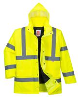 184-5966 RS PRO Yellow Unisex Hi Vis Traffic Jacket, 3XL