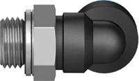qsl-g14-10 Festo QS Series Elbow Threaded Adaptor, G 1/4 Male to Push In 10 mm, Threaded-to-Tube Connection Style, 186122