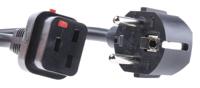 il19-eu1-h05-3150-200 Schaffner IEC C19 Socket to CEE 7/7 Plug Power Cord, 2m