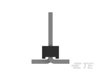 2842104-4 TE Connectivity AMPMODU Series Straight Surface Pin Header, 4 Contact(s), 2 mm Pitch, 1 Row, Unshrouded