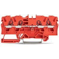 2004-1402 WAGO  TOPJOB S Series Orange, 4mm², 1-Level, Push In Termination, ATEX, CSA, IECEx