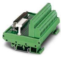 2281209 Phoenix Contact FLKM-D25 SUB/B Series 25-Contact Female Interface Module, D-sub Connector, DIN Rail Mount, 2.5A