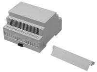 194-7590 RS PRO Open Top, Vented Sides Enclosure Type, 88 x 90 x 58mm, Polycarbonate DIN Rail Enclosure Kit