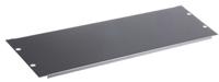 802-0257 RS PRO Black Steel Blanking Panel, 3U, 483 x 9mm