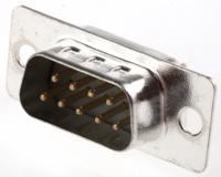 a-ds-09-ppz ASSMANN WSW A-DS 9 Way Through Hole D-sub Connector Plug, 2.77mm Pitch