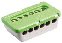 1spe007715f0741 Entrelec 1SPE007715F0741, Non-Fused Terminal Block, 6 Way/Pole, Screw Terminals, 6 mm², 16 mm² Clip Mount, PE