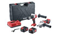 516198 Flex  - Cordless 18V Impact Driver with 2 x 5Ah Batteries Includes Charger Cordless