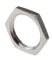 127-473 RS PRO Nickel Nickel Plated Brass Cable Gland Locknut, M20 Thread